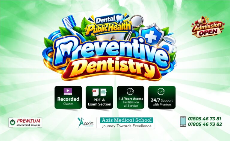 Preventive Dentistry – (DPH)