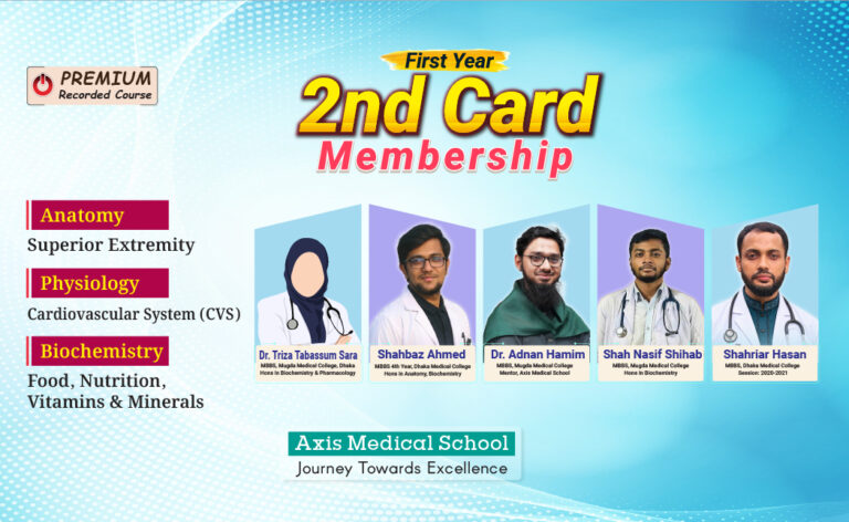 Combined 2nd Card- For MBBS Students