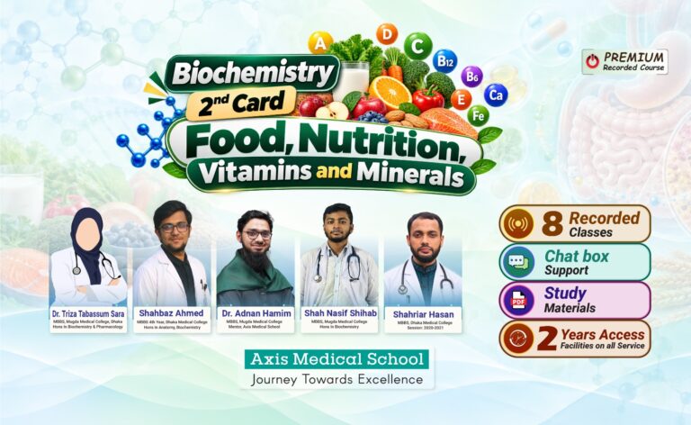 Biochemistry- 2nd Card- Food, Nutrition, Vitamins and Minerals