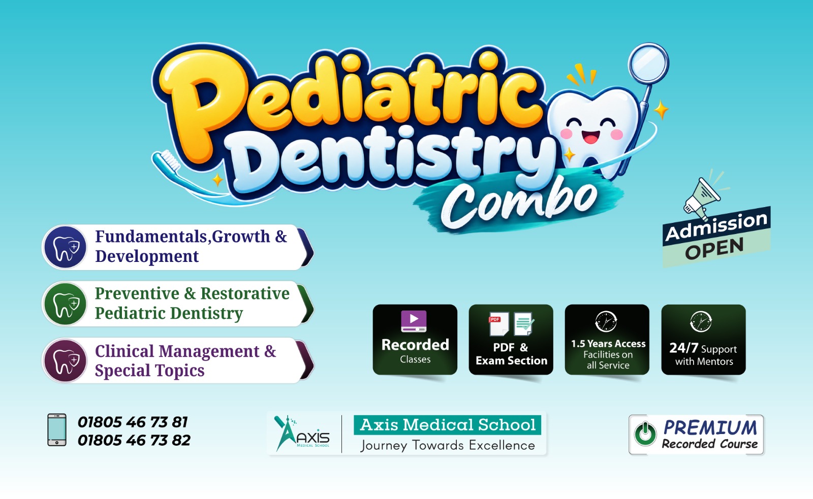 Pediatric Dentistry Full Course (Combo)