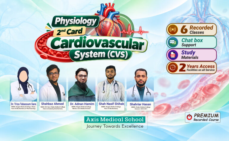 Physiology- 2nd Card-Cardiovascular System (CVS)