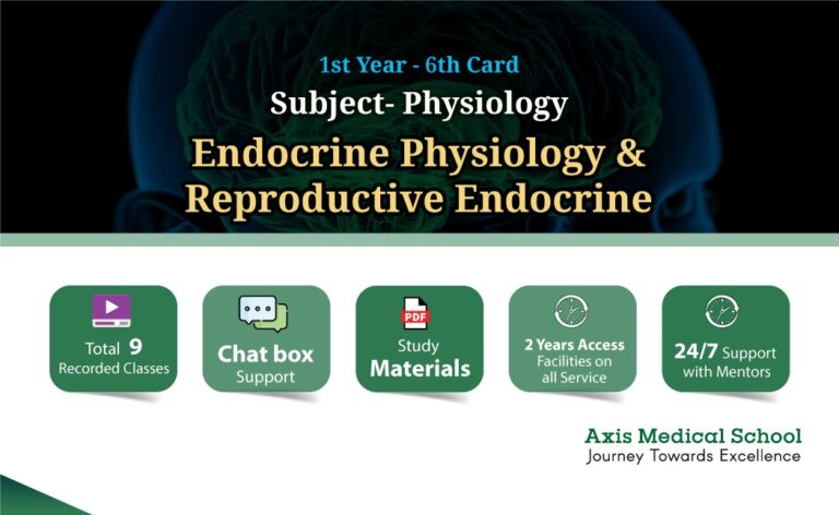 Physiology- 5th Card- Endocrine Physiology and Reproductive Endocrine