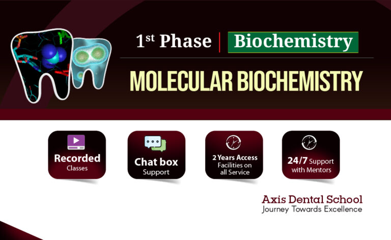 Biochemistry- Molecular Biochemistry (Dental)