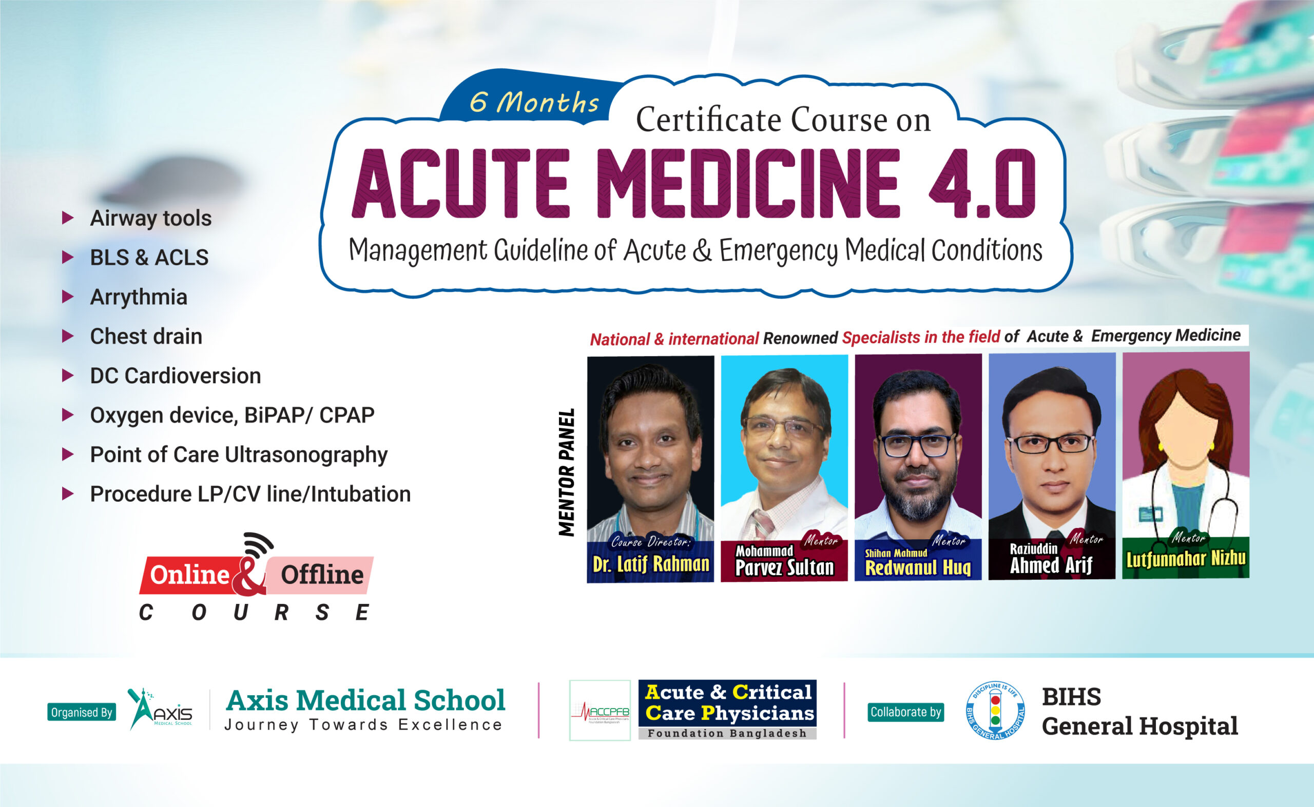 6 Month Certificate Course on Acute Medicine 4.0