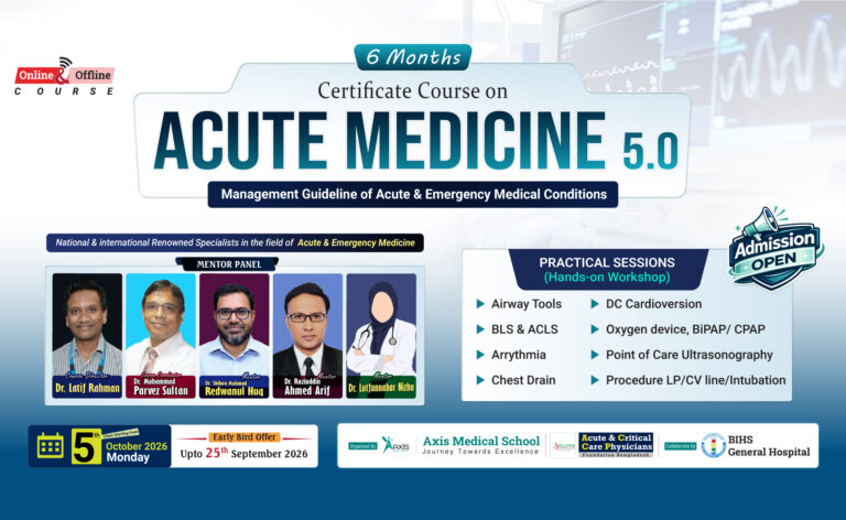 6 Months Certificate Course on Acute Medicine 5.0